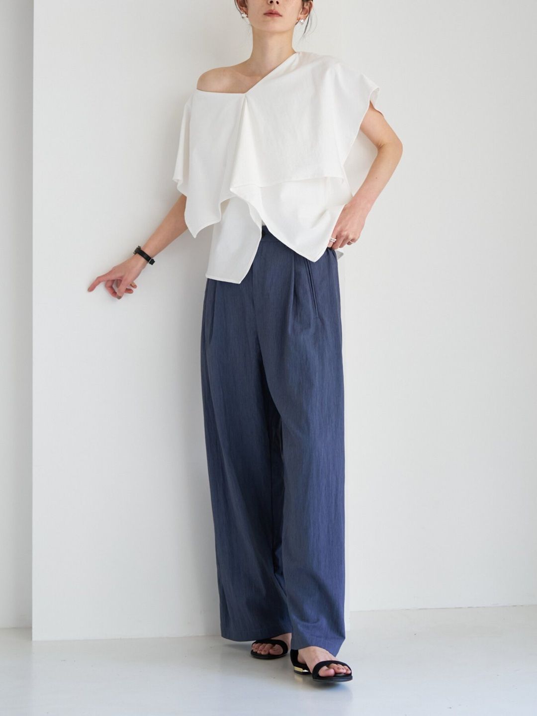 [8863-613KK] ハンカチーフカラーPO ダークグリーン