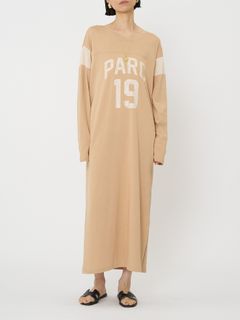 [5461-106KK] ”PARC”プリントロングOP ベージュ