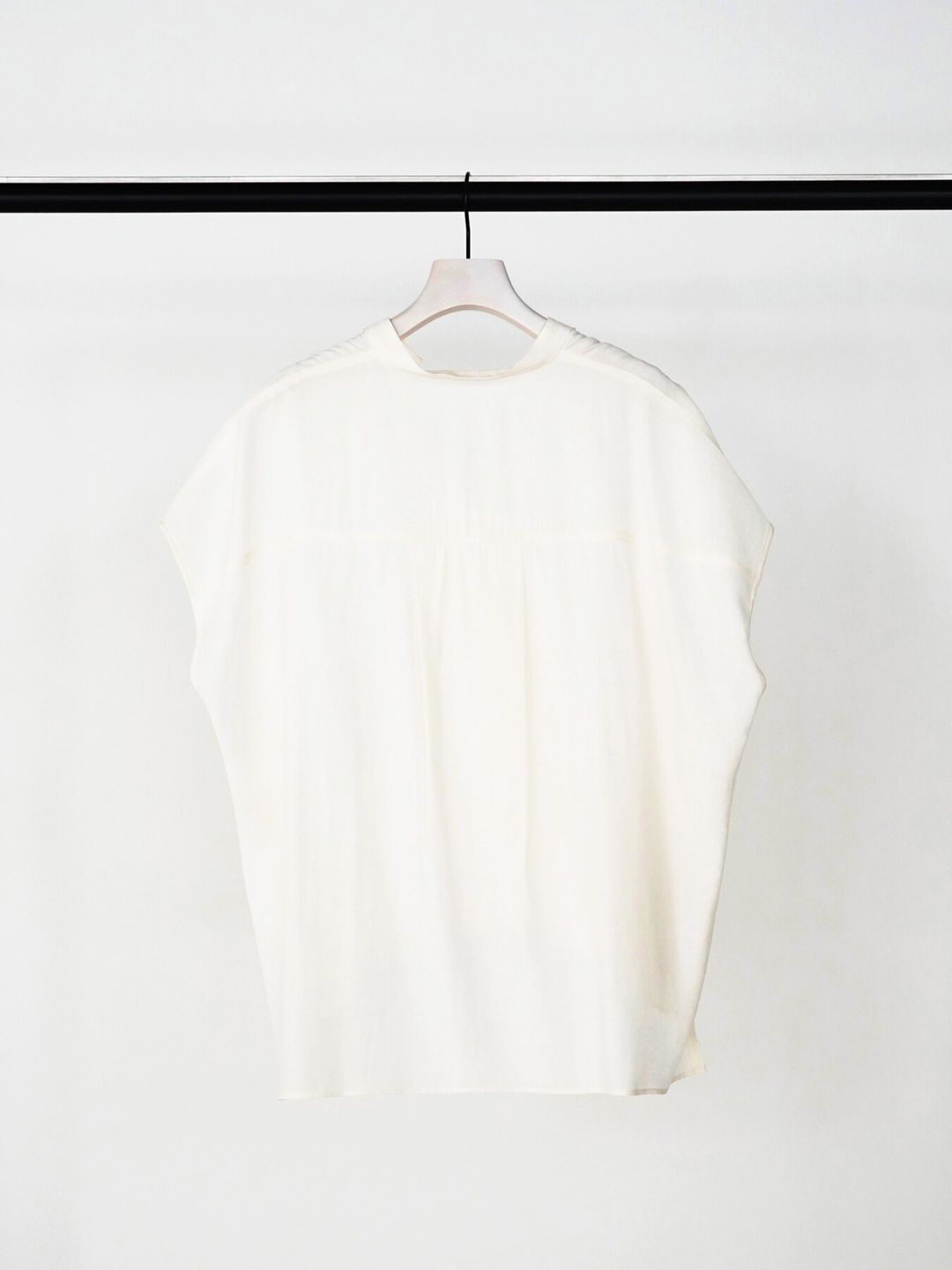 [1263-631MK] フロントカーブヘムシャツPO アイボリー