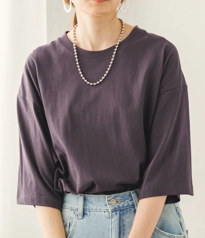 バックプリントTシャツ ダークグレー