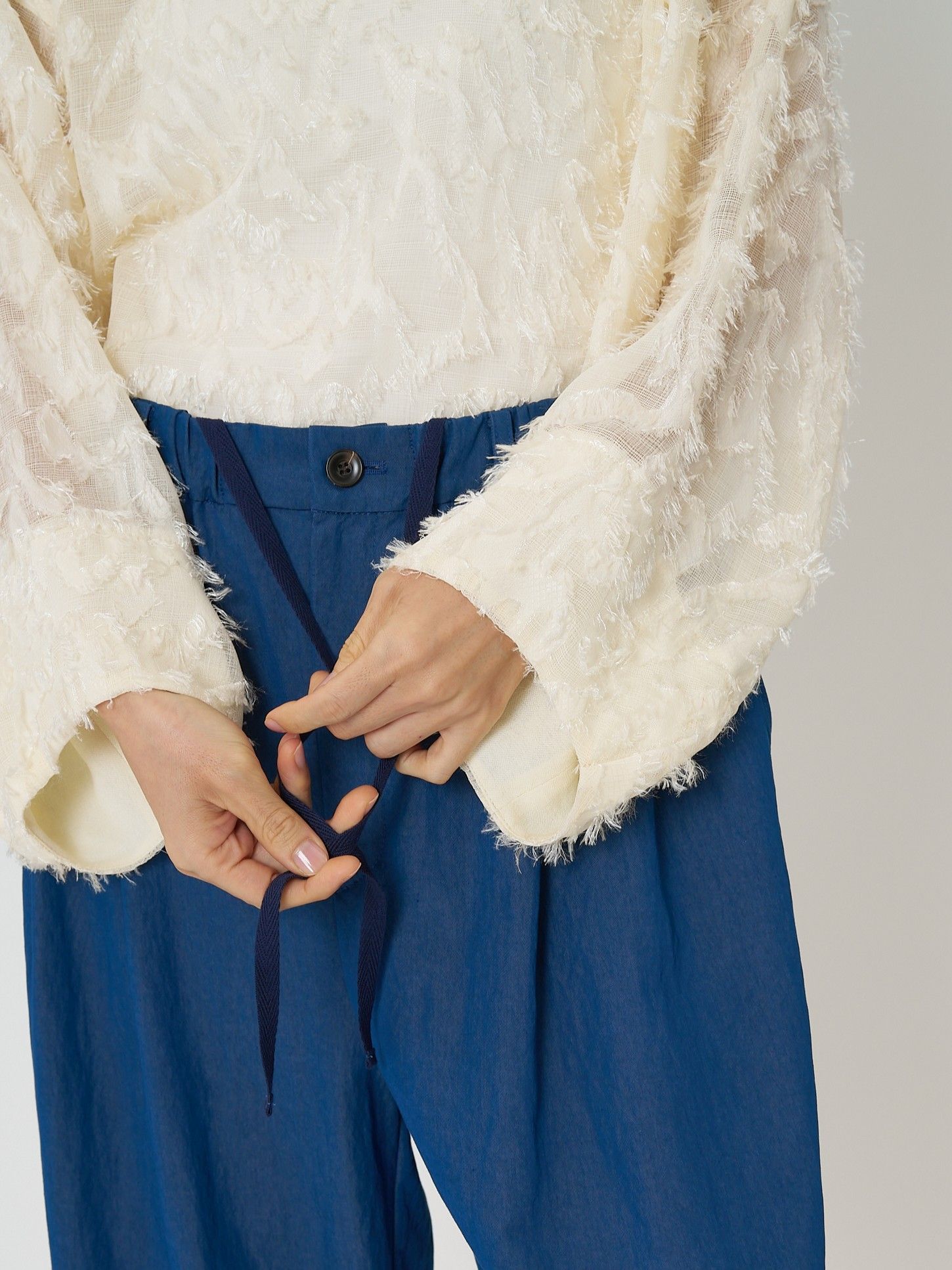 [3861-008KK] リラックスツイルタックPT ブラック