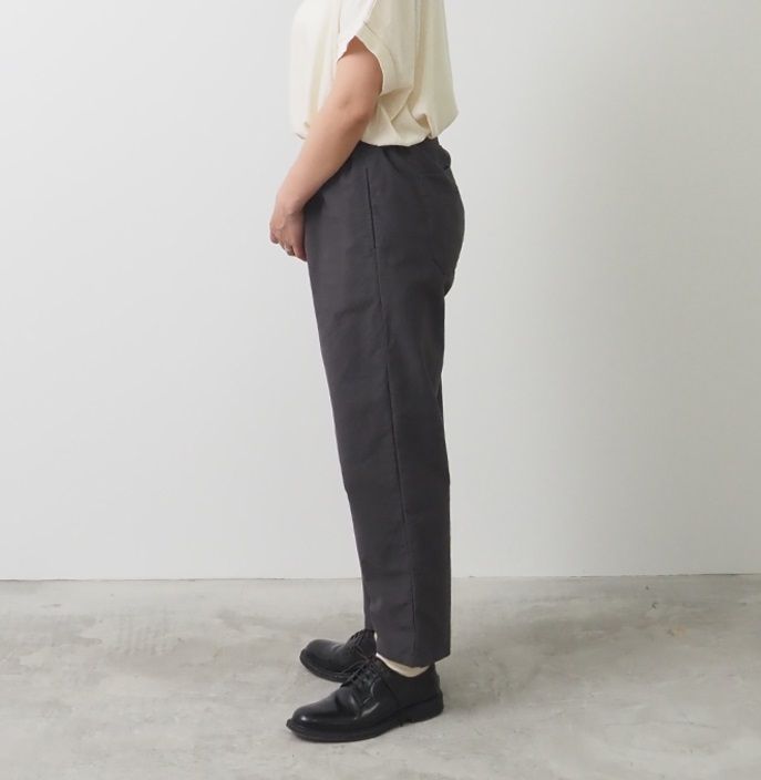 パウダースノーモールスキンストレッチコージーパンツ チャコール