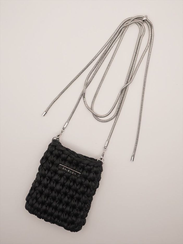 [0056-522SH] クロシェミニBAG シルバー