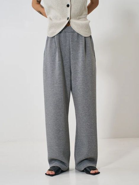 SPONDISH TUCK PT グレー