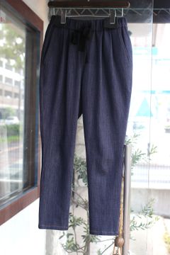 テンセルストレッチデニムリボンパンツ インディゴ