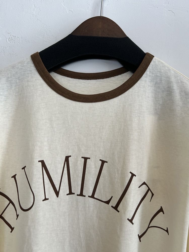 ロゴリンガーTシャツ アイボリー