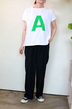 フィールカームコットンAプリントミナミシャツ グリーン