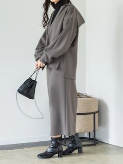 ダンボールカーゴスリーブパーカー チャコール
