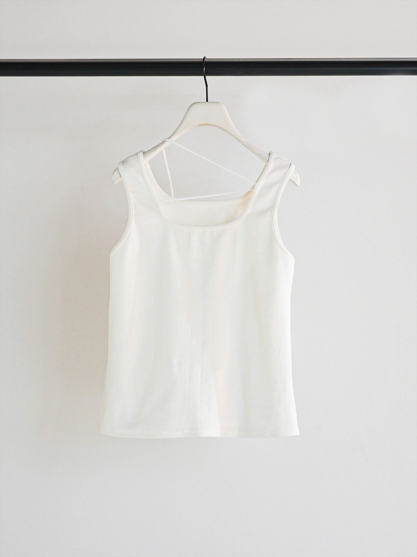 [8961-109KK] ナローコードデザインタンク ホワイト