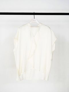 [1263-631MK] フロントカーブヘムシャツPO アイボリー