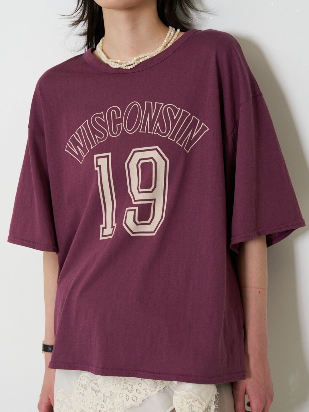 [8463-712KK] ナンバリングTEE ブラック