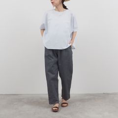 ストレッチデニムコージーパンツ グレー