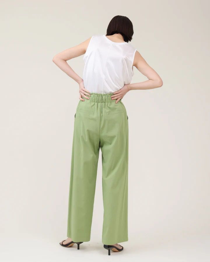 アサレチック定番ワイドパンツ ブラック