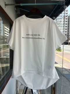 サイロlifeプリントT オフホワイト
