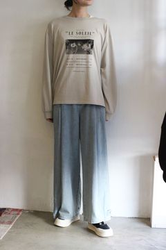 [8455-317KK] Relax PHOTOロンTee グレーベージュ