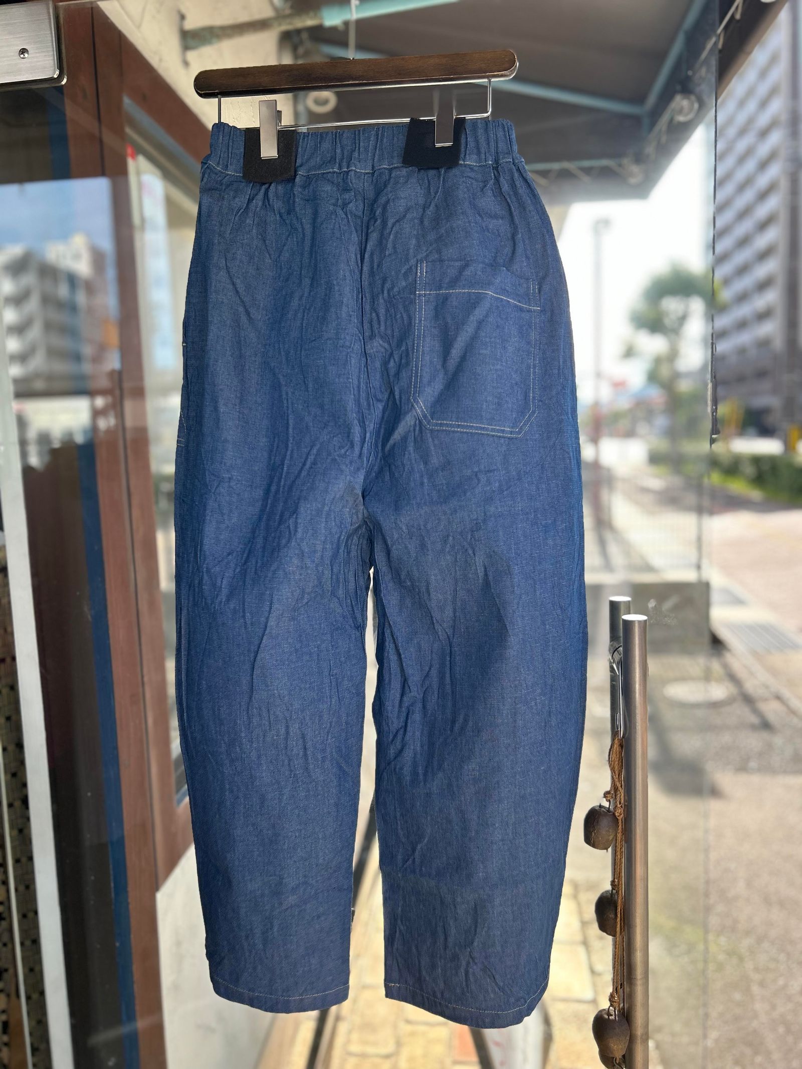 7オンスサマーデニムクラフトパンツ ブルー
