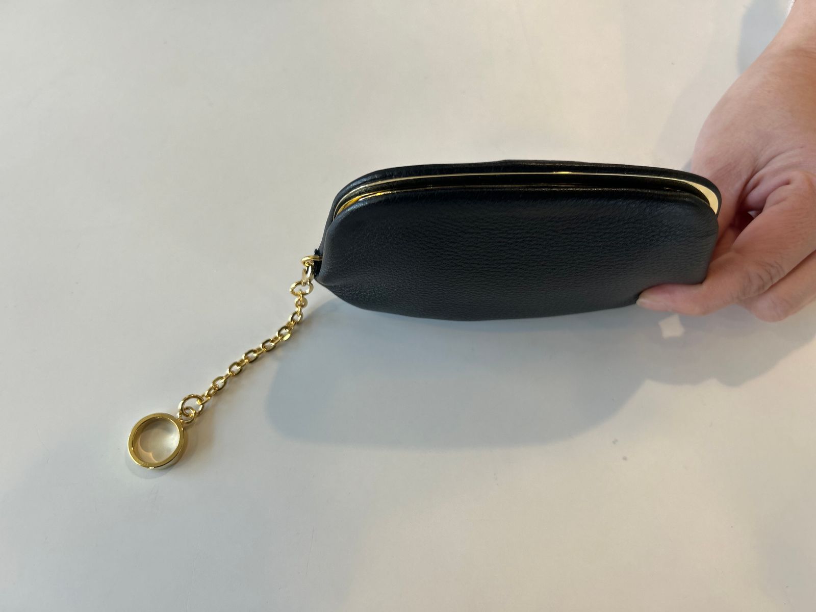RAC FRAME PURSE SHORT がま口 ブラック