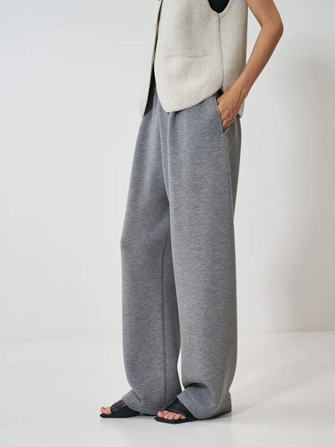 SPONDISH TUCK PT グレー