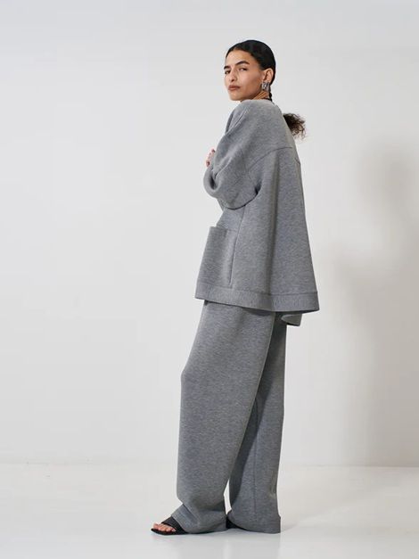 SPONDISH TUCK PT グレー