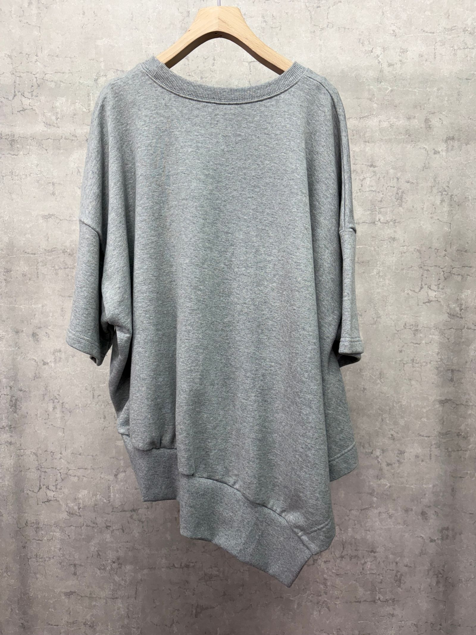 アシンメトリーSWプルオーバー グレー