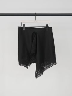 [0563-686NH] レースマルチWAYスカーフ ブラック