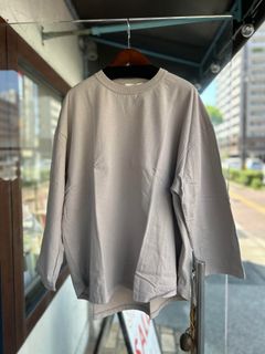ヴィンテージレアル16クルーネックプルオーバー カーキグレー