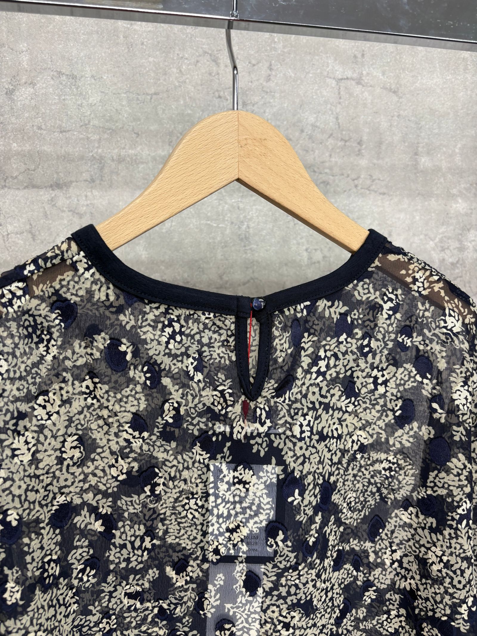 オパールJQレイズPOブラウス ネイビー