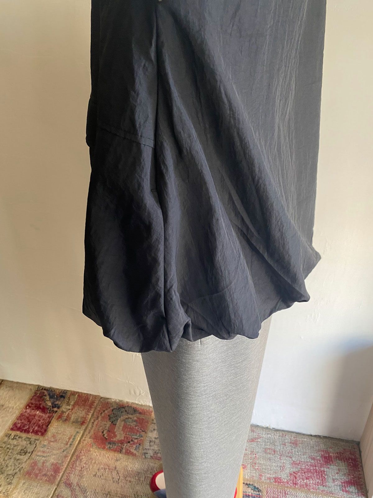 ナイロンベスト ブラック