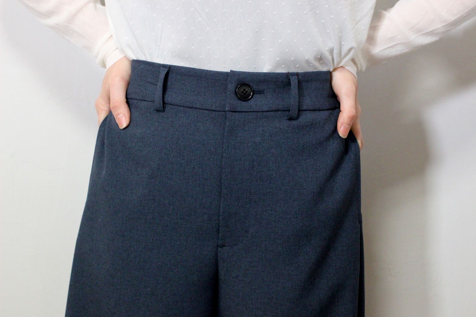 ドライトロピカルバレルパンツ ネイビー