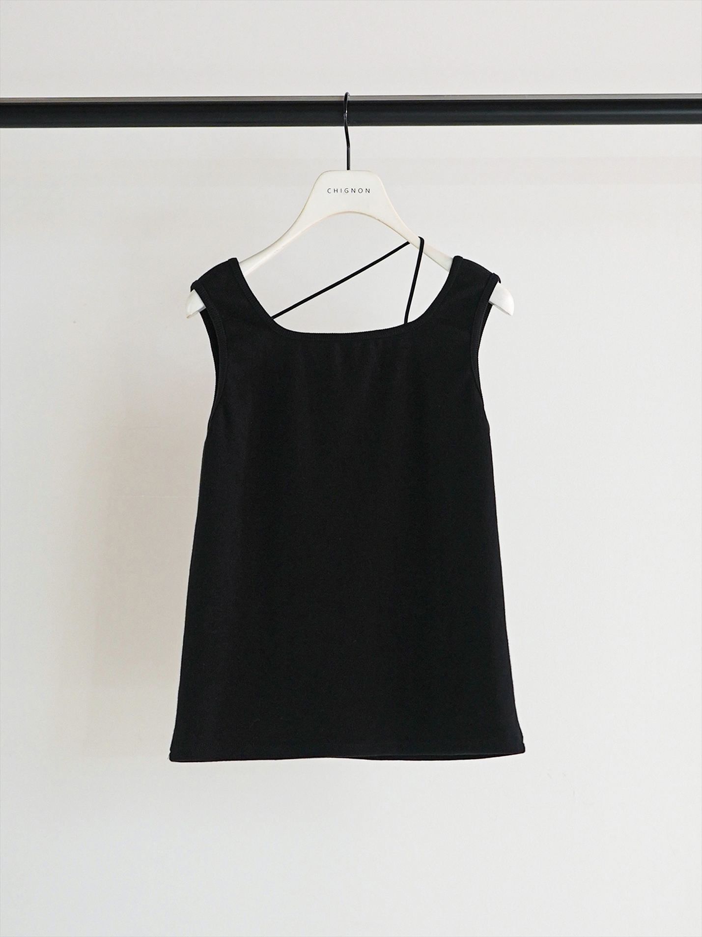 [8961-109KK] ナローコードデザインタンク ブラック