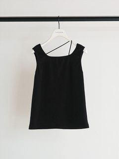 [8961-109KK] ナローコードデザインタンク ブラック