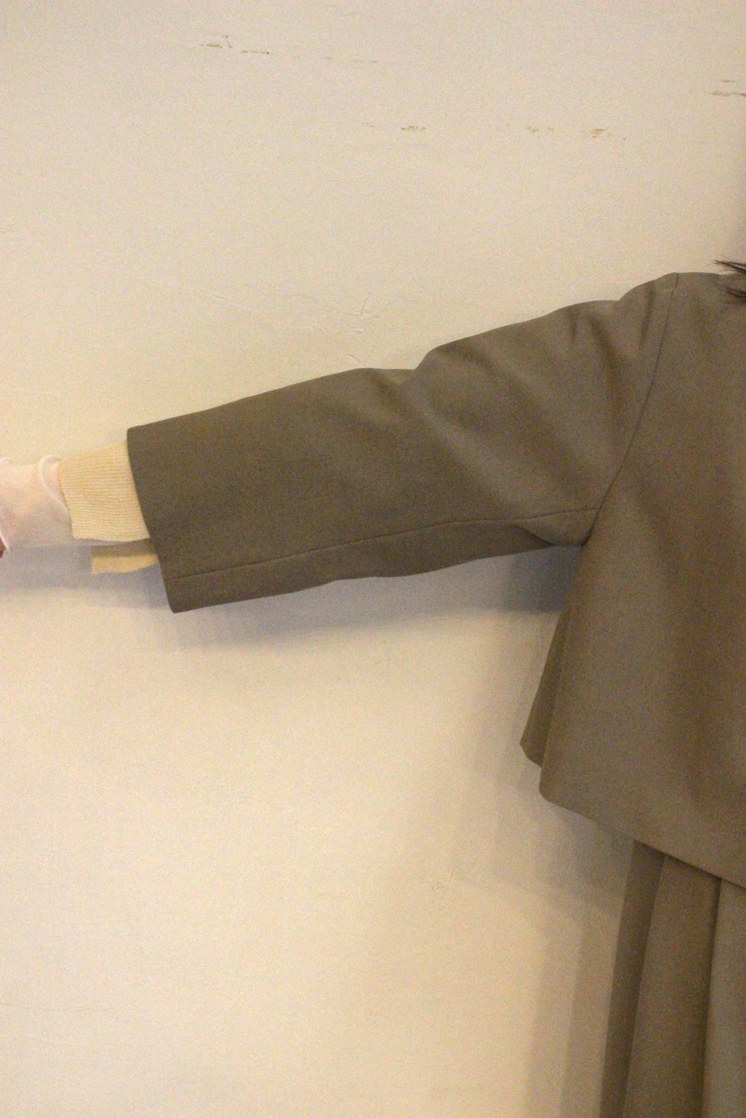 [3856-417KK] ジャケット付きサロペット モカ