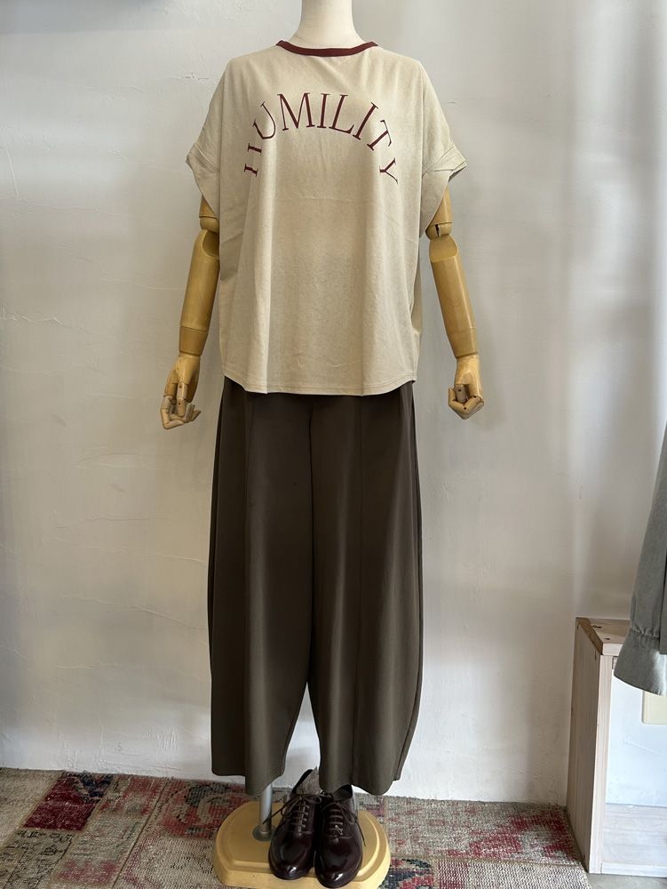 ロゴリンガーTシャツ ベージュ