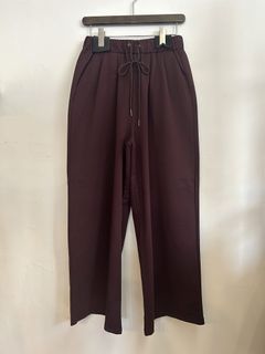 裏毛イージーパンツ レッドブラウン