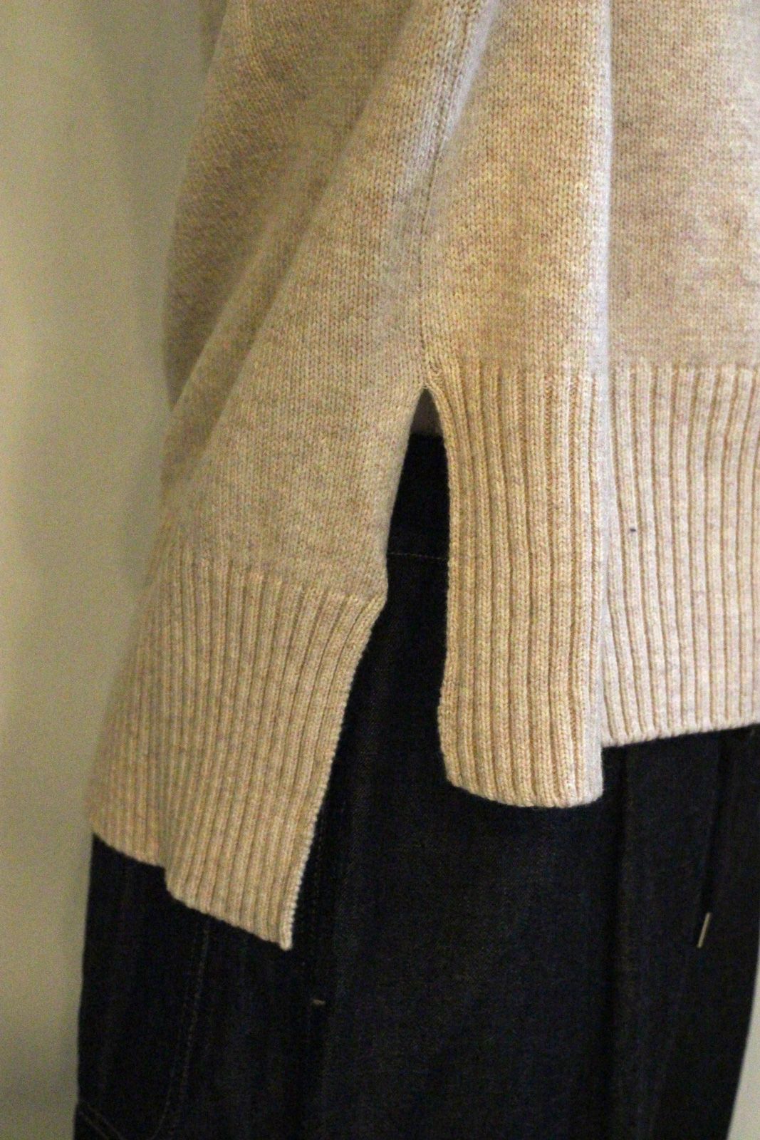 エアーヤーンコットンコモドニットタートル ベージュ