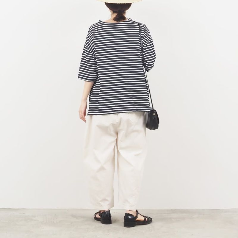 サイロプレミアムBDサイドスリットPO 2WAY ネイビーxオフ