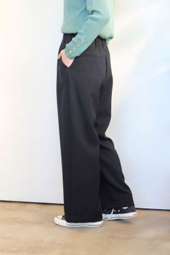 ツムギ―トセミワイドパンツ ブラック