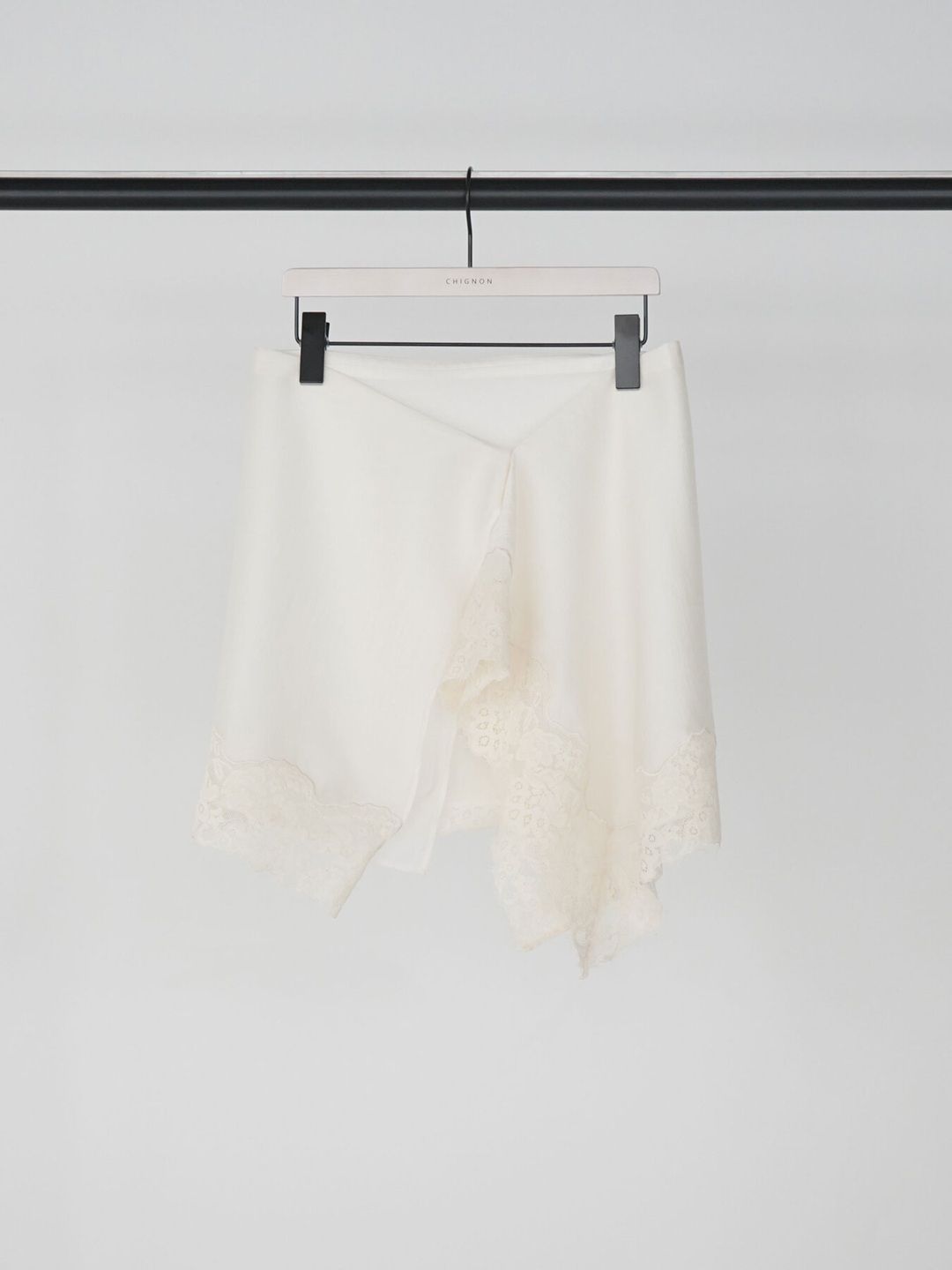 [0563-686NH] レースマルチWAYスカーフ オフホワイト