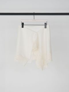 [0563-686NH] レースマルチWAYスカーフ オフホワイト