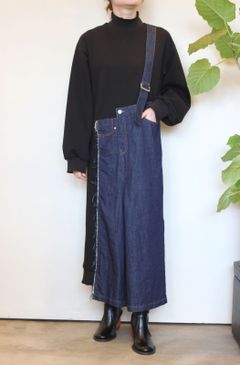 デニムドッキング3WAYワンピース ブラック