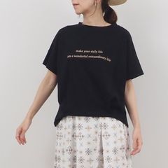 サイロlifeプリントT ブラック