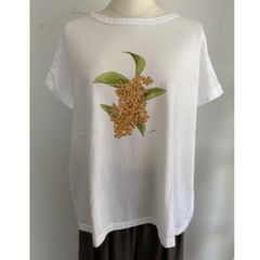 花暦(はなごよみ) プリントミナミシャツ キンモクセイ