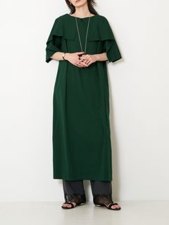 [5863-614KK] ヨークケープ2WAYOP ダークグリーン