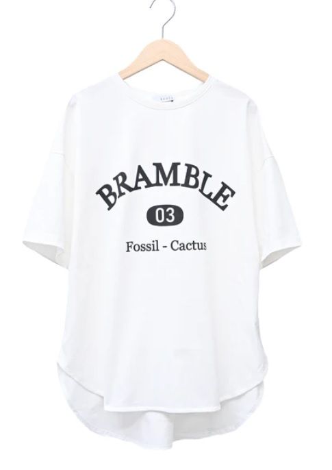 ロゴプリントTシャツ ホワイト