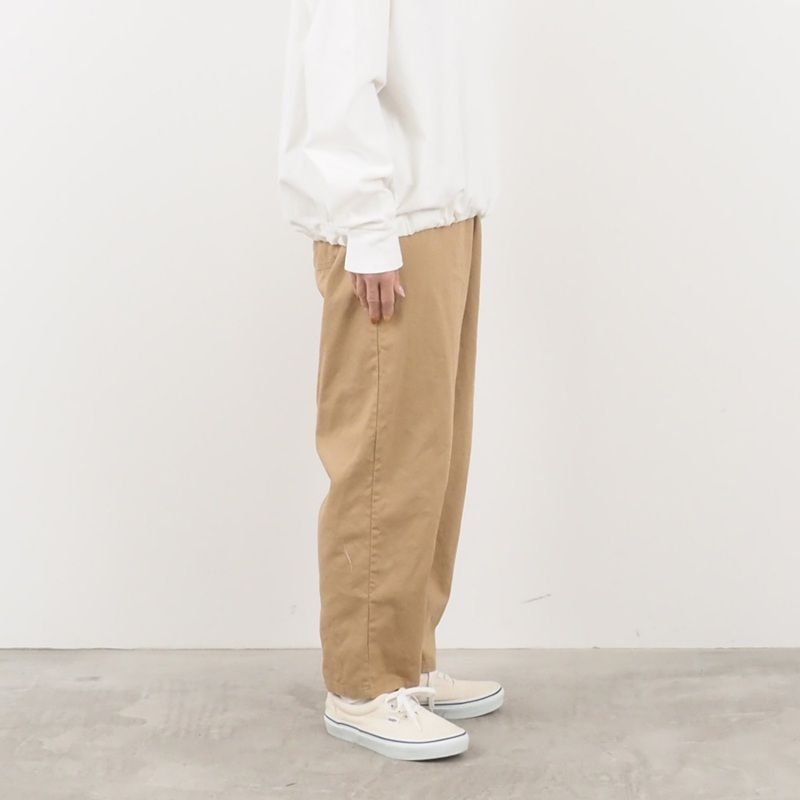 オックスストーンバイオ加工 コージーパンツ ベージュ