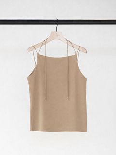 [8263-717KK] マルチWAYドロップコードキャミ ベージュ