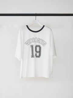 [8463-712KK] ナンバリングTEE ホワイト