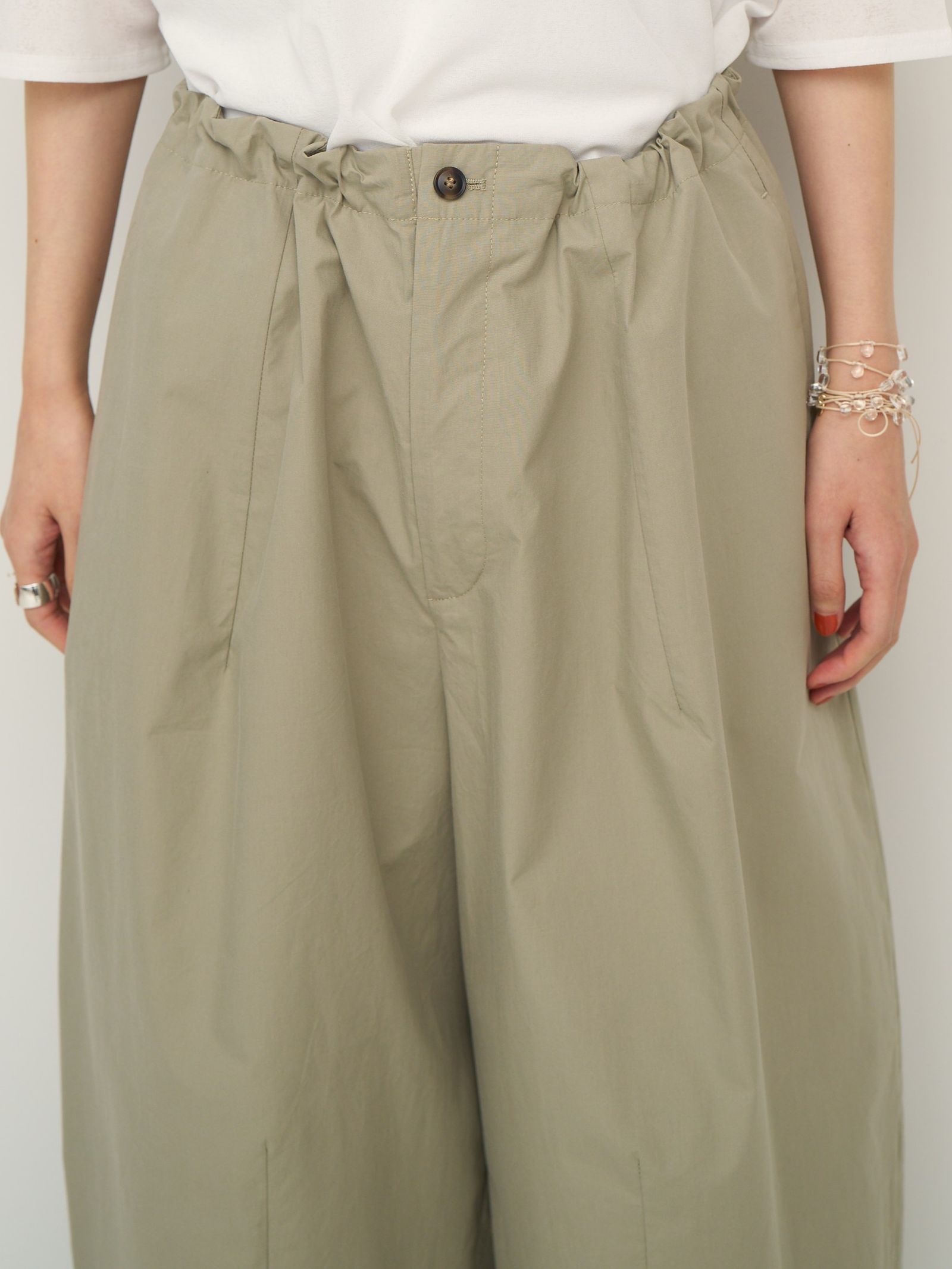 [3562-338MK] ウエストフリーコクーンPT カーキ