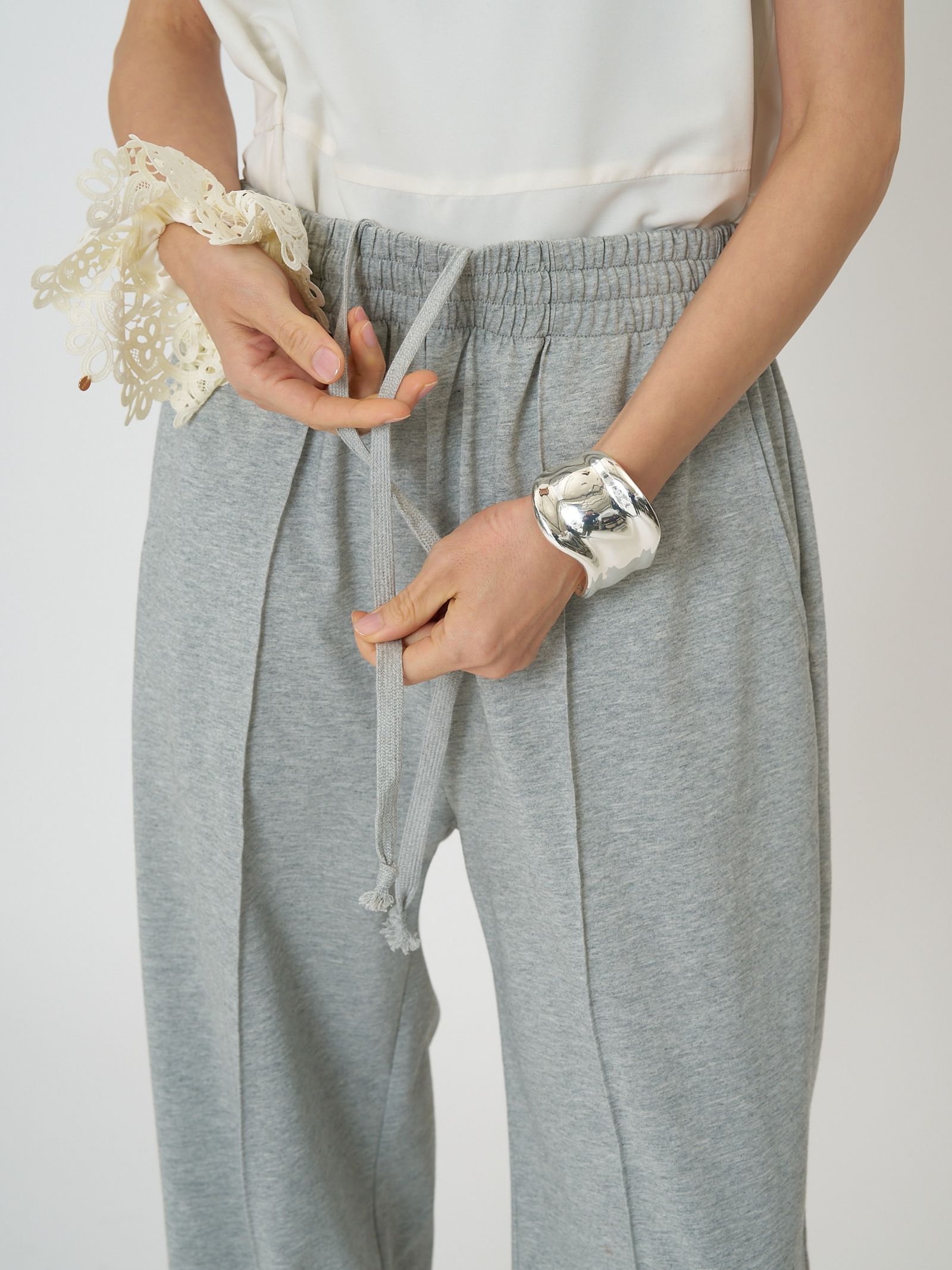 [3261-016KK] 度詰天竺イージーPT グレー