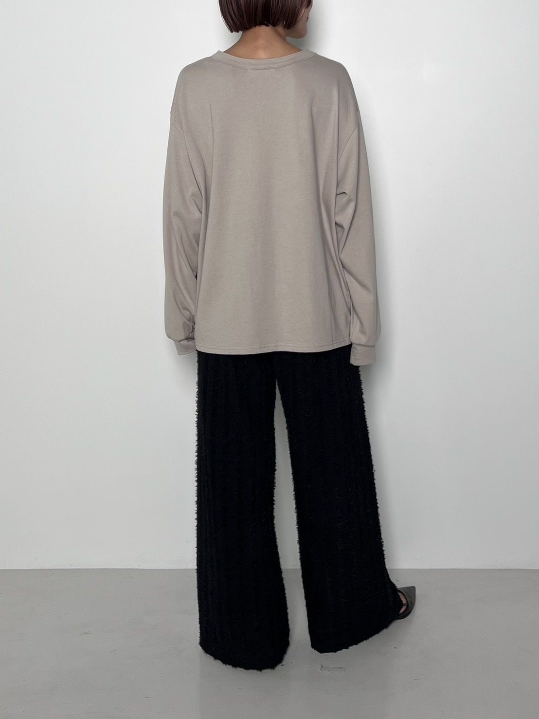 [8455-317KK] Relax PHOTOロンTee グレーベージュ